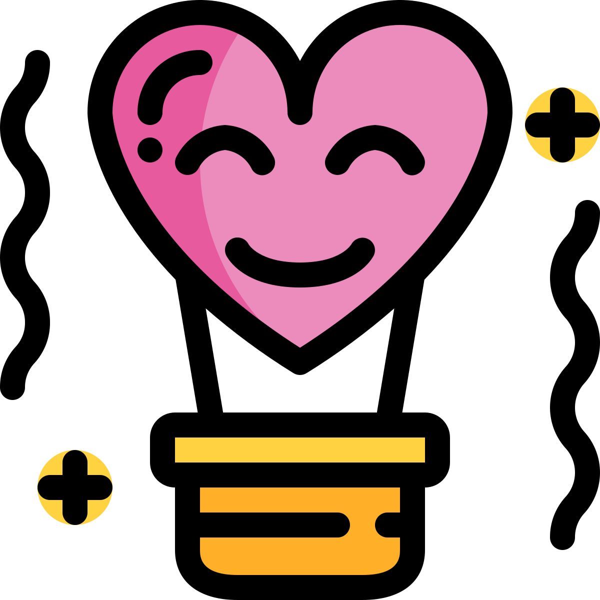 heart balloon icon