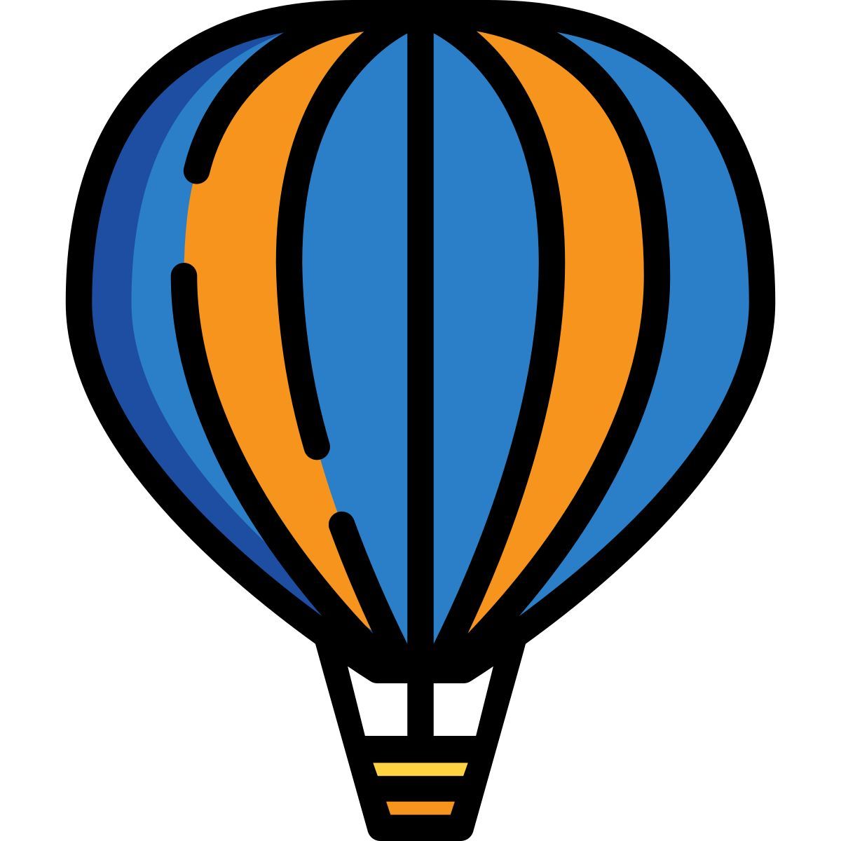 hot air balloon icon