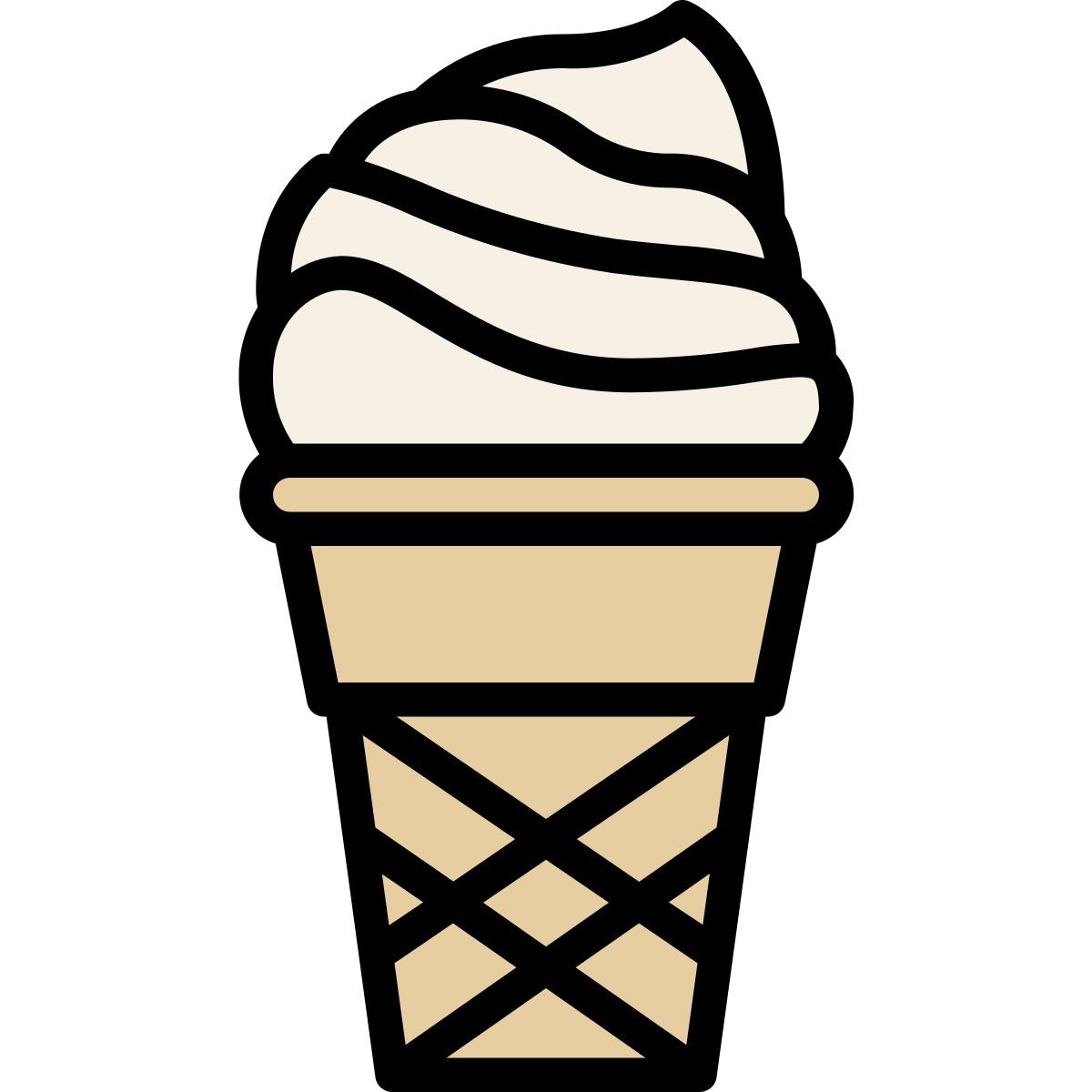 ice cream cone icon