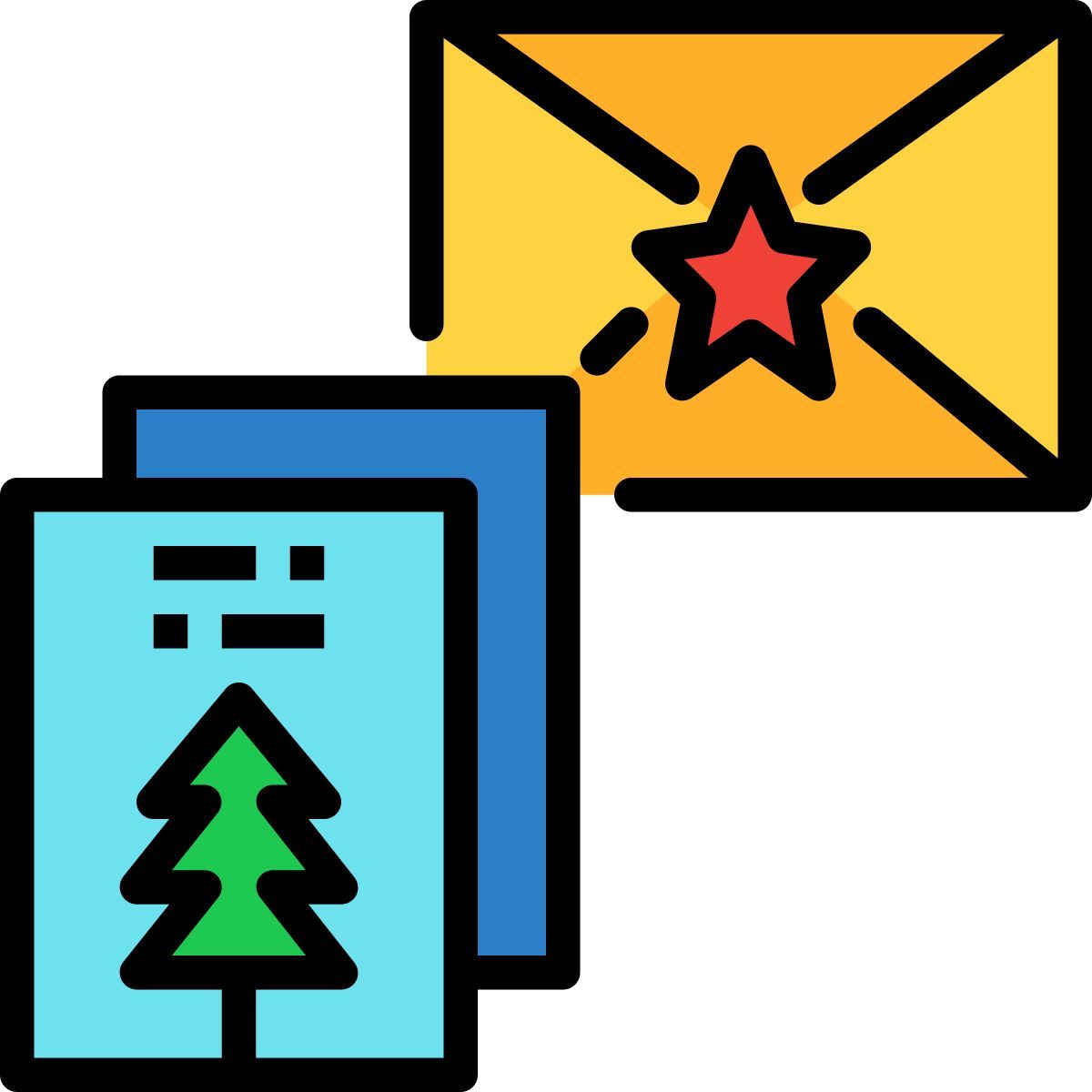 new year card icon