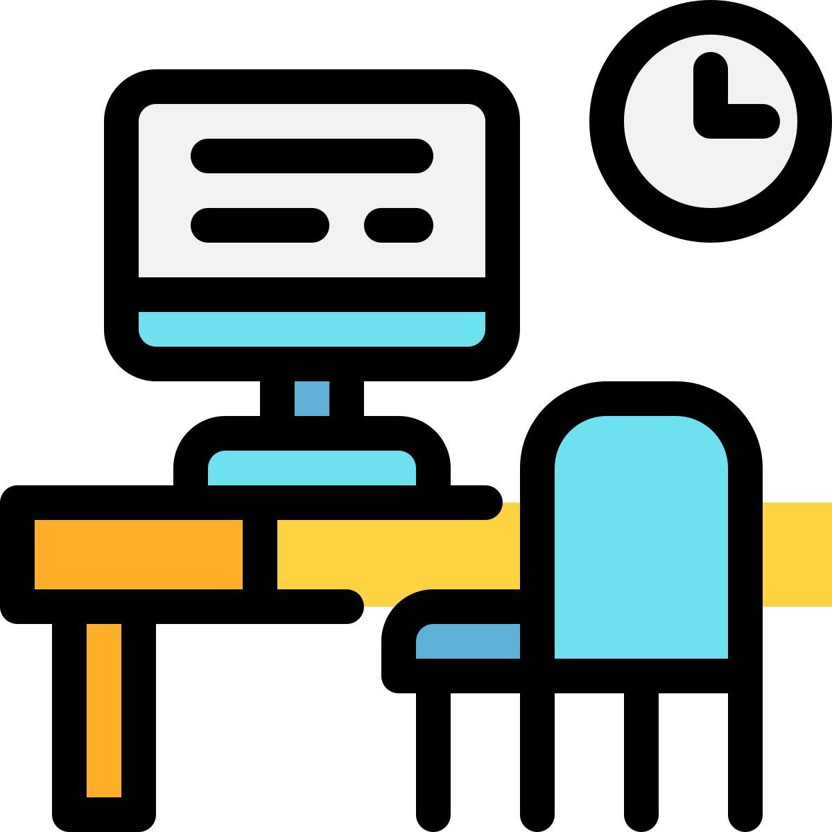 scrivania da ufficio icon