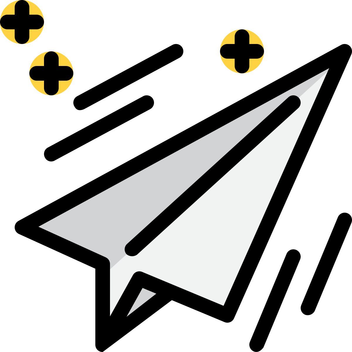 paper airplane icon