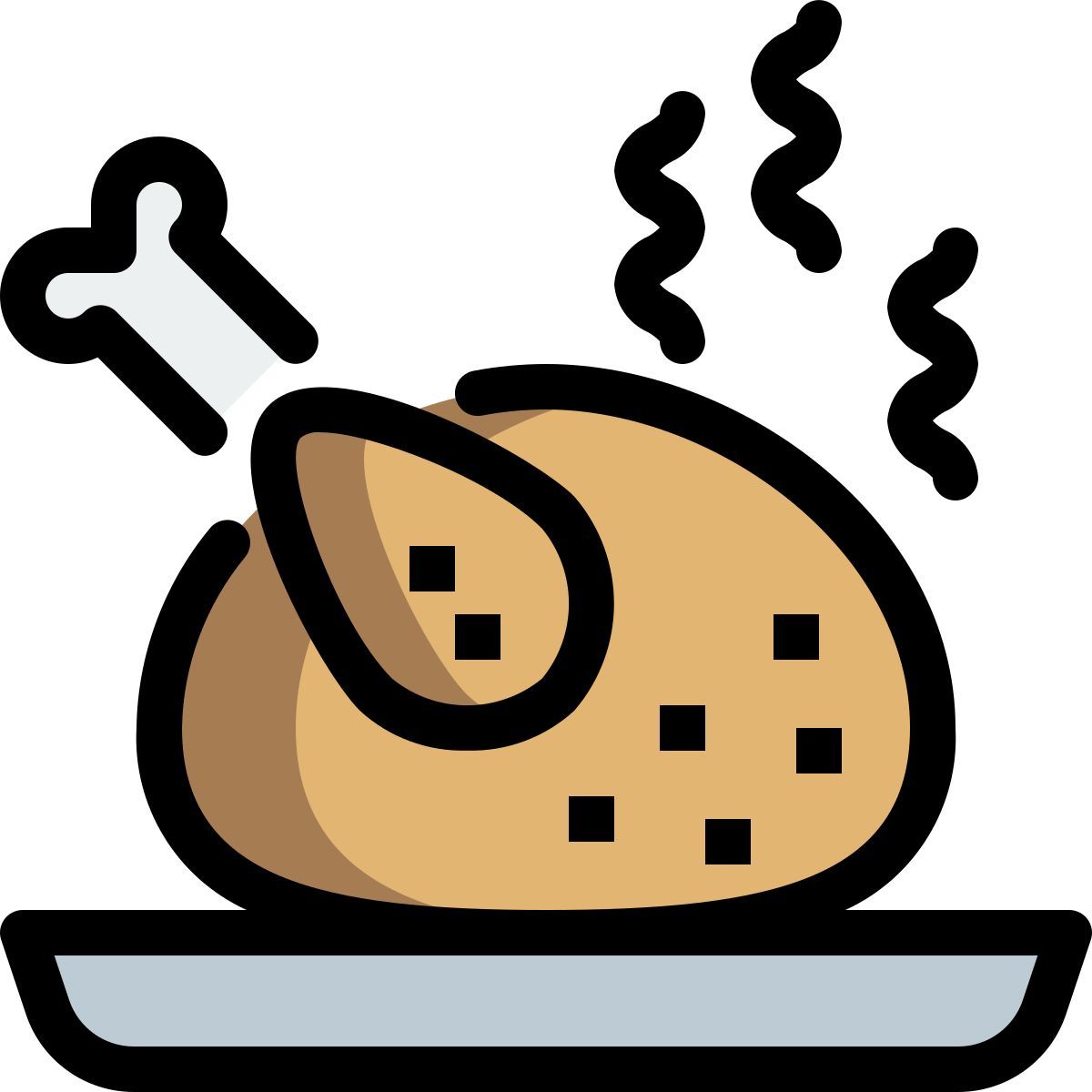 roasted chicken icon