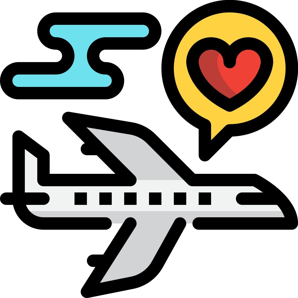 romantic trip icon