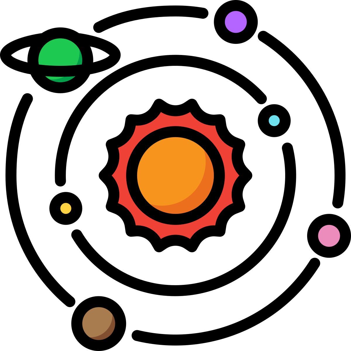 système solaire icon