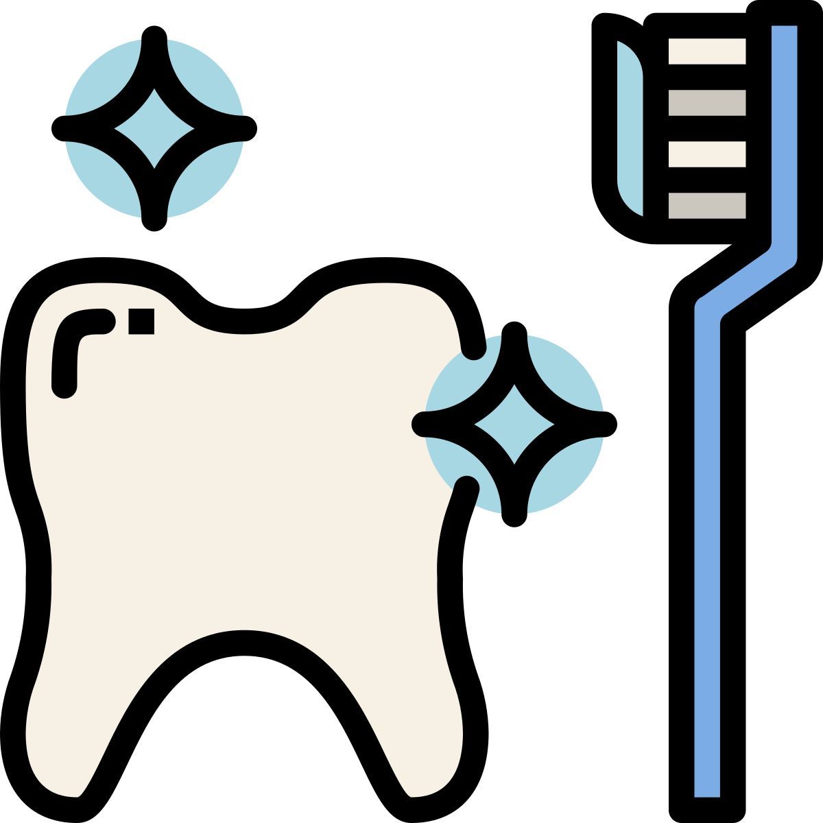 teeth cleaning icon