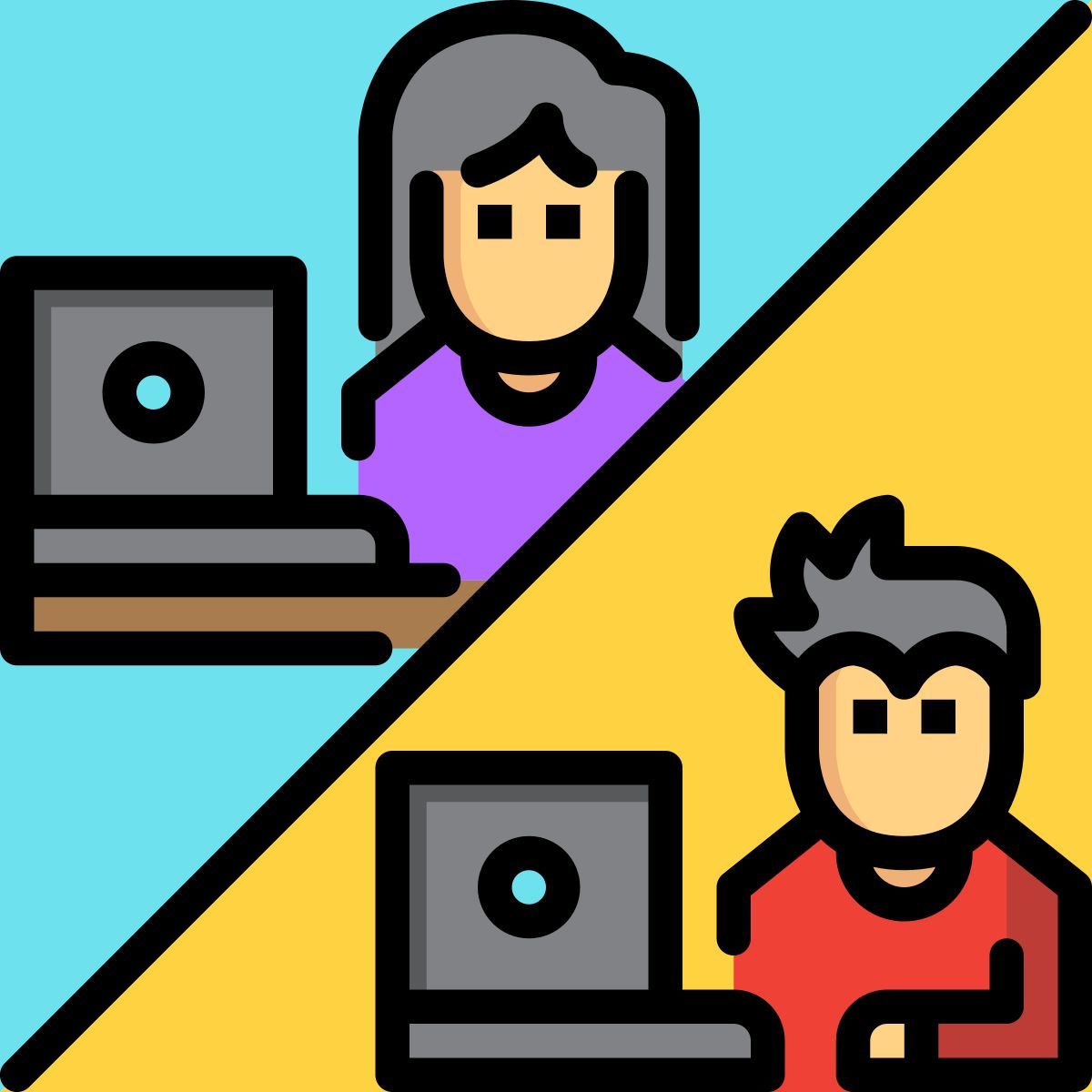 working at home icon