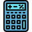 external calculator-back-to-school-tulpahn-outline-color-tulpahn icon