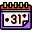 external calendar-halloween-tulpahn-outline-color-tulpahn icon
