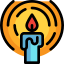 external candle-halloween-tulpahn-outline-color-tulpahn icon