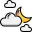 external cloudy-weather-tulpahn-outline-color-tulpahn icon