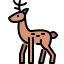 external deer-wild-animals-tulpahn-outline-color-tulpahn icon