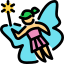 external fairy-fairy-tale-tulpahn-outline-color-tulpahn icon