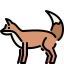 external fox-wild-animals-tulpahn-outline-color-tulpahn icon