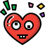 external goofy-heart-feeling-tulpahn-outline-color-tulpahn icon