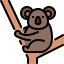 external koala-wild-animals-tulpahn-outline-color-tulpahn icon