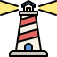 external lighthouse-building-tulpahn-outline-color-tulpahn icon