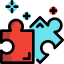 external puzzle-video-game-tulpahn-outline-color-tulpahn icon