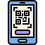 external qr-code-scan-online-shopping-tulpahn-outline-color-tulpahn icon