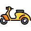 external scooter-transportation-tulpahn-outline-color-tulpahn icon