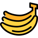 external banana-fruit-tulpahn-outline-color-tulpahn icon
