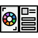 external color-wheel-printing-tulpahn-outline-color-tulpahn icon