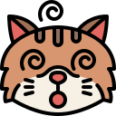 external dizzy-cat-emoji-tulpahn-outline-color-tulpahn icon