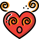 external dizzy-heart-feeling-tulpahn-outline-color-tulpahn icon