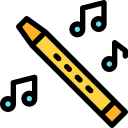 external flute-back-to-school-tulpahn-outline-color-tulpahn icon