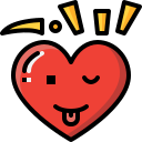 external funny-heart-feeling-tulpahn-outline-color-tulpahn icon