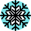 external snowflake-christmas-tulpahn-outline-color-tulpahn icon