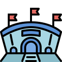 external stadium-building-tulpahn-outline-color-tulpahn icon