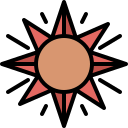 external summer-sun-and-moon-tulpahn-outline-color-tulpahn icon