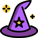 external witch-hat-fairy-tale-tulpahn-outline-color-tulpahn icon