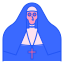 external nun-horror-two-tone-chattapat- icon