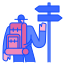 external signpost-hiking-and-camping-two-tone-chattapat- icon