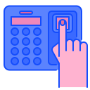 external fingerprint-office-two-tone-chattapat- icon