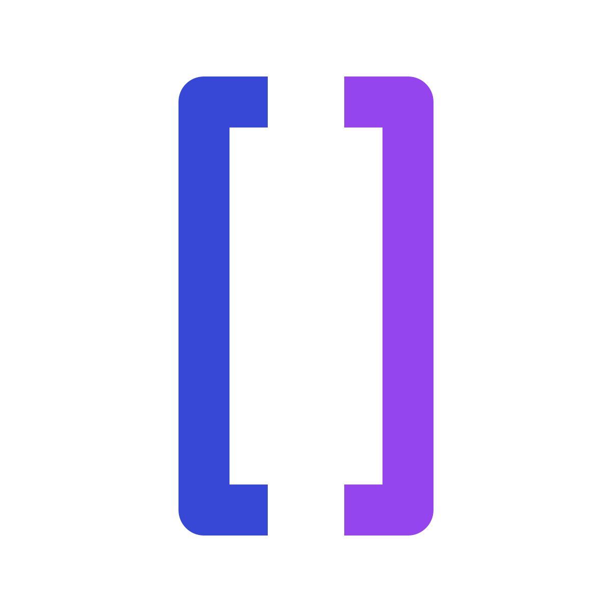 brackets curly icon