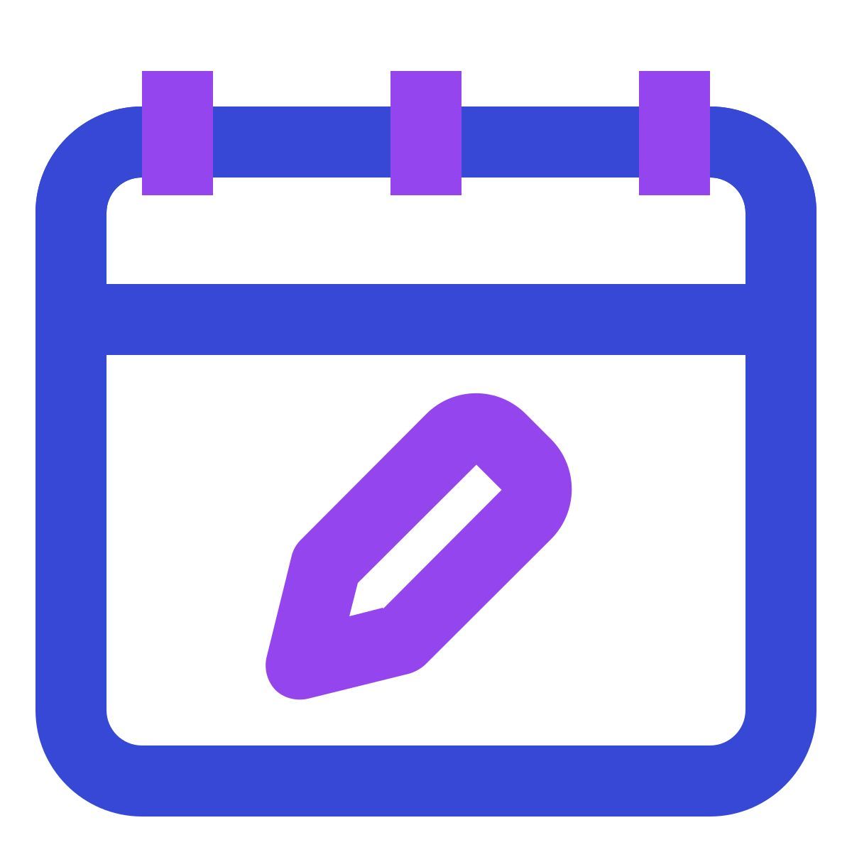 calendar edit icon