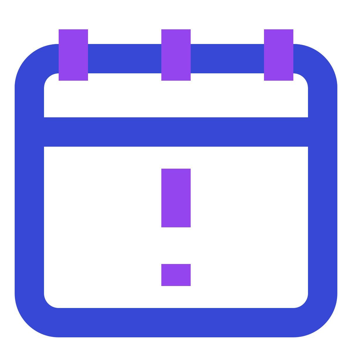 calendar warning icon