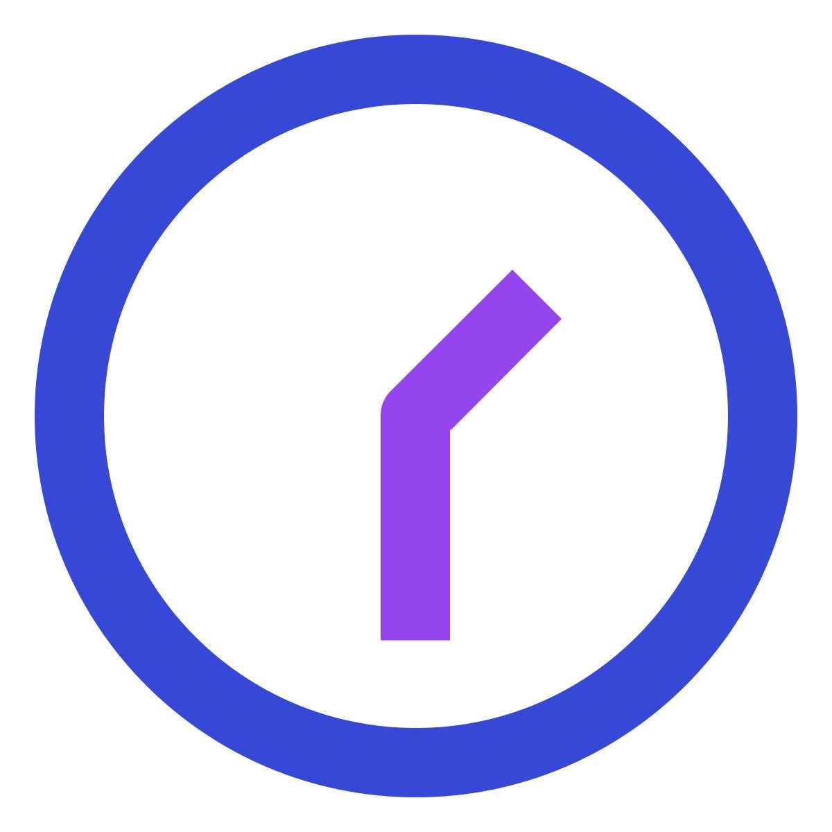 clock half past two icon