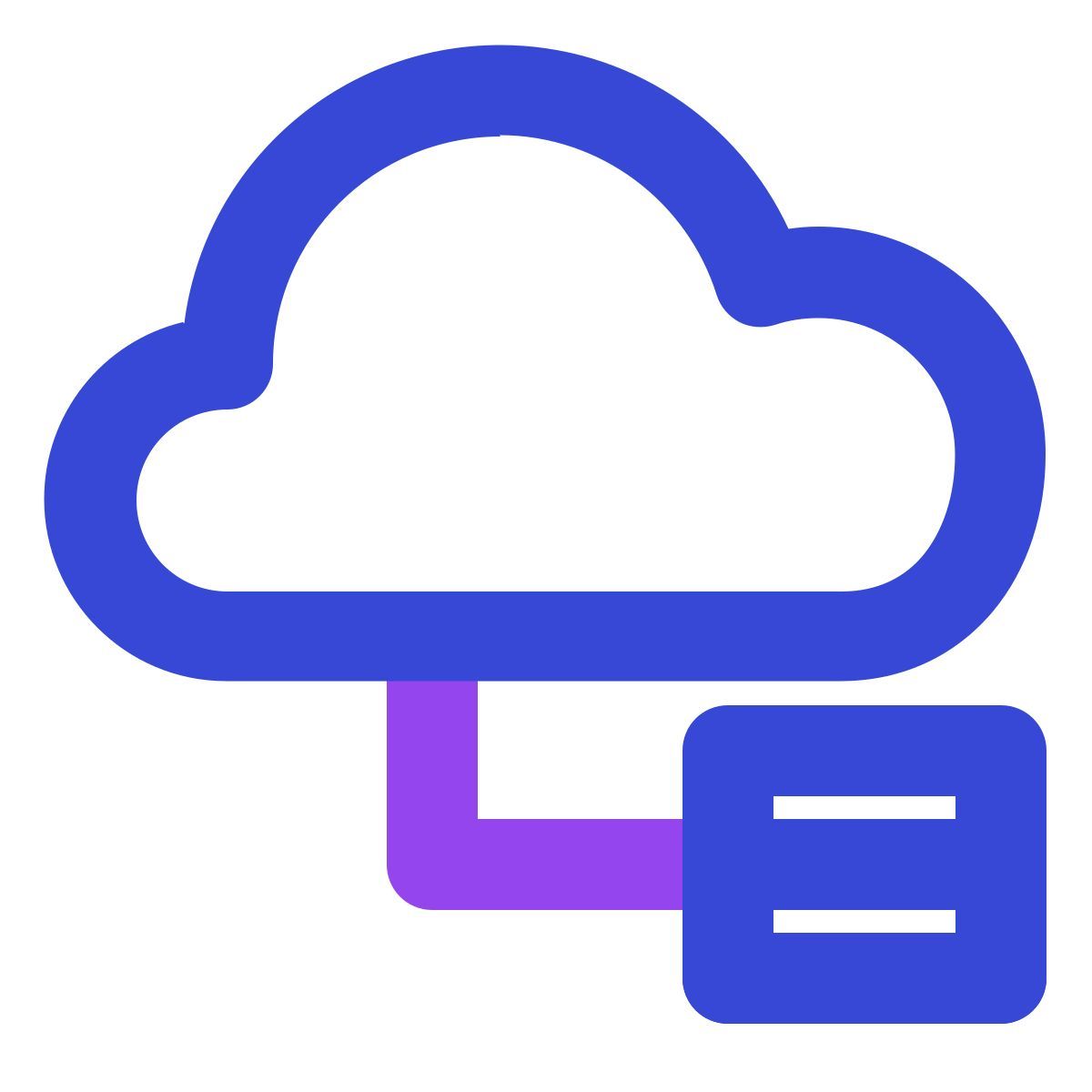 cloud database tree icon