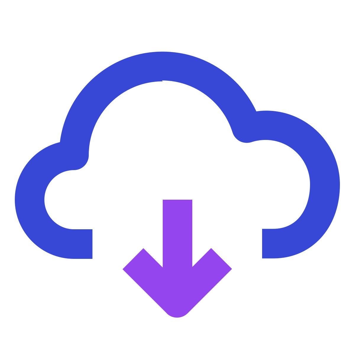 cloud download icon