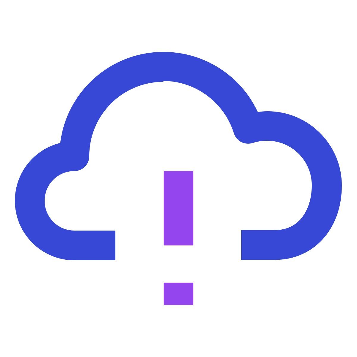 cloud exclamation icon