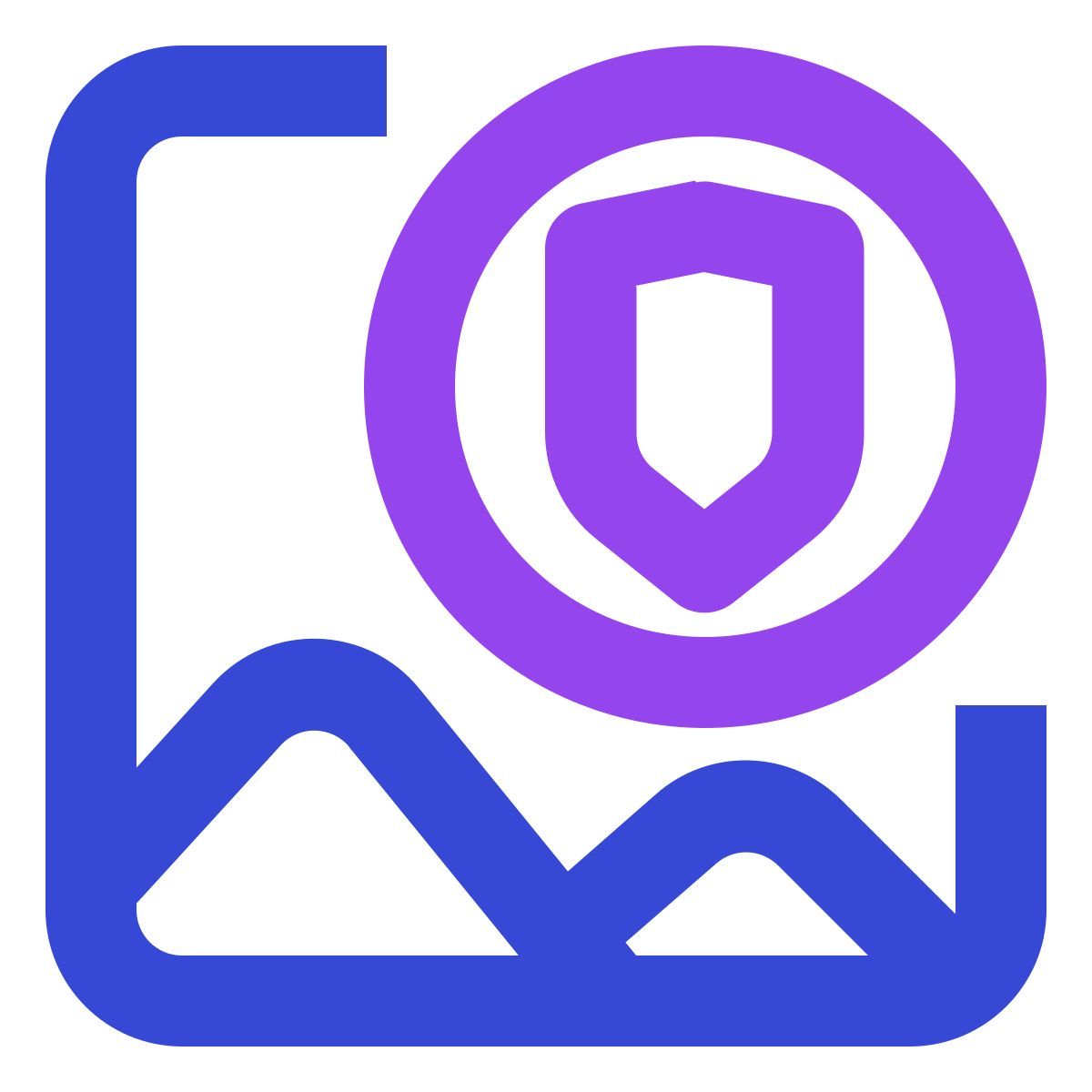 bouclier d'image icon