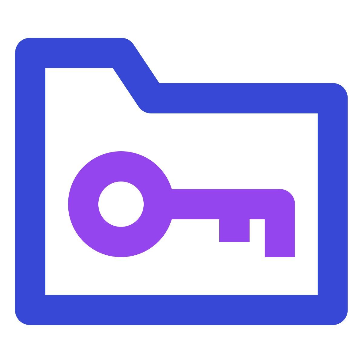 key folder icon