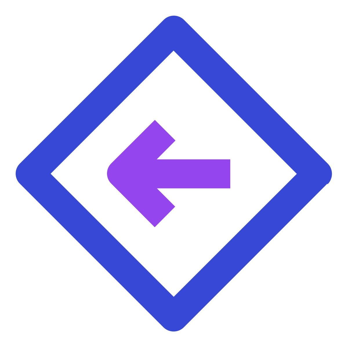 left directions icon