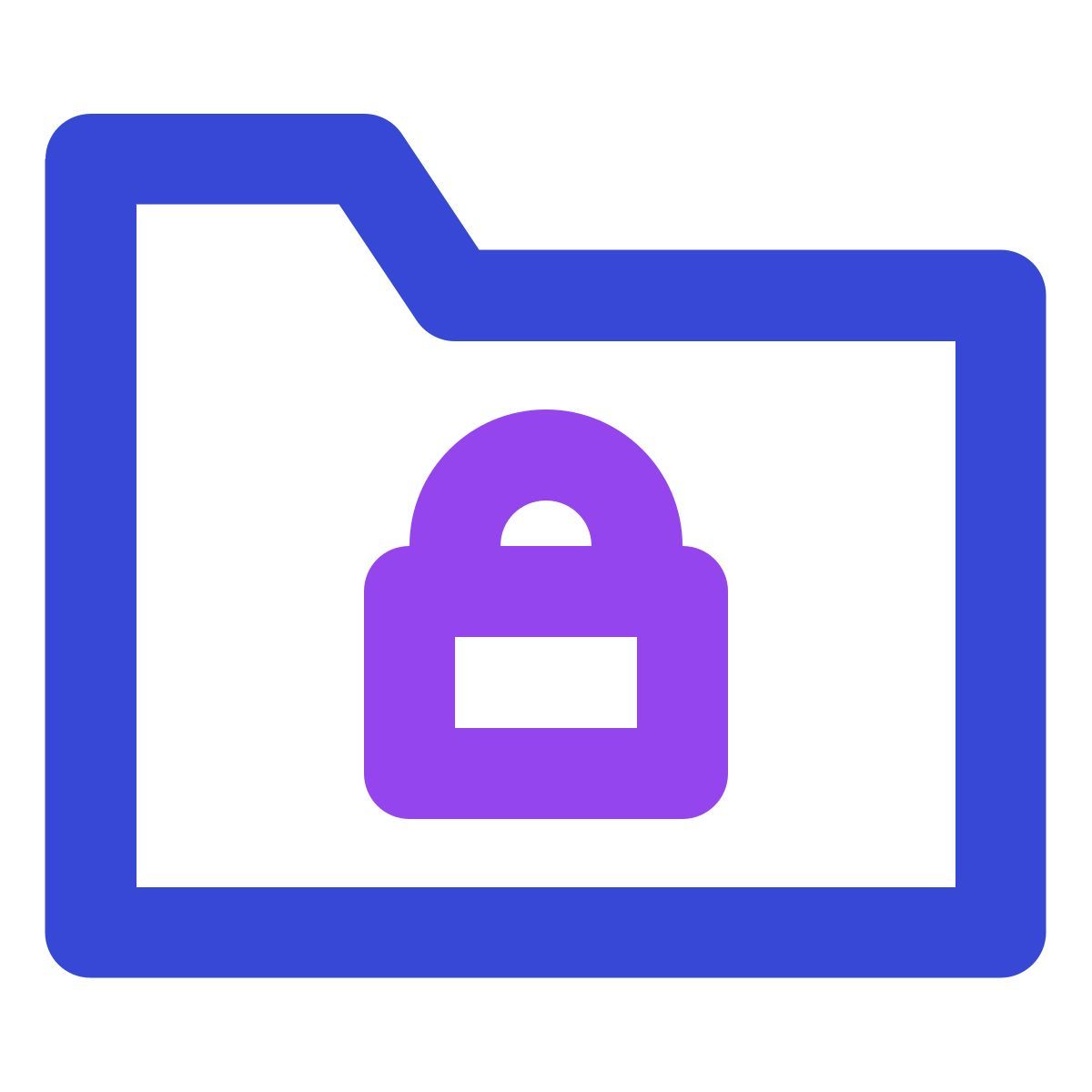 verrouiller le dossier icon