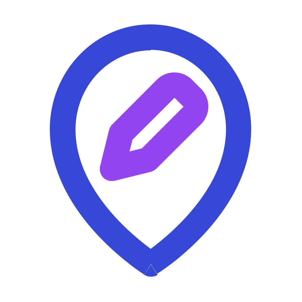 map marker edit icon