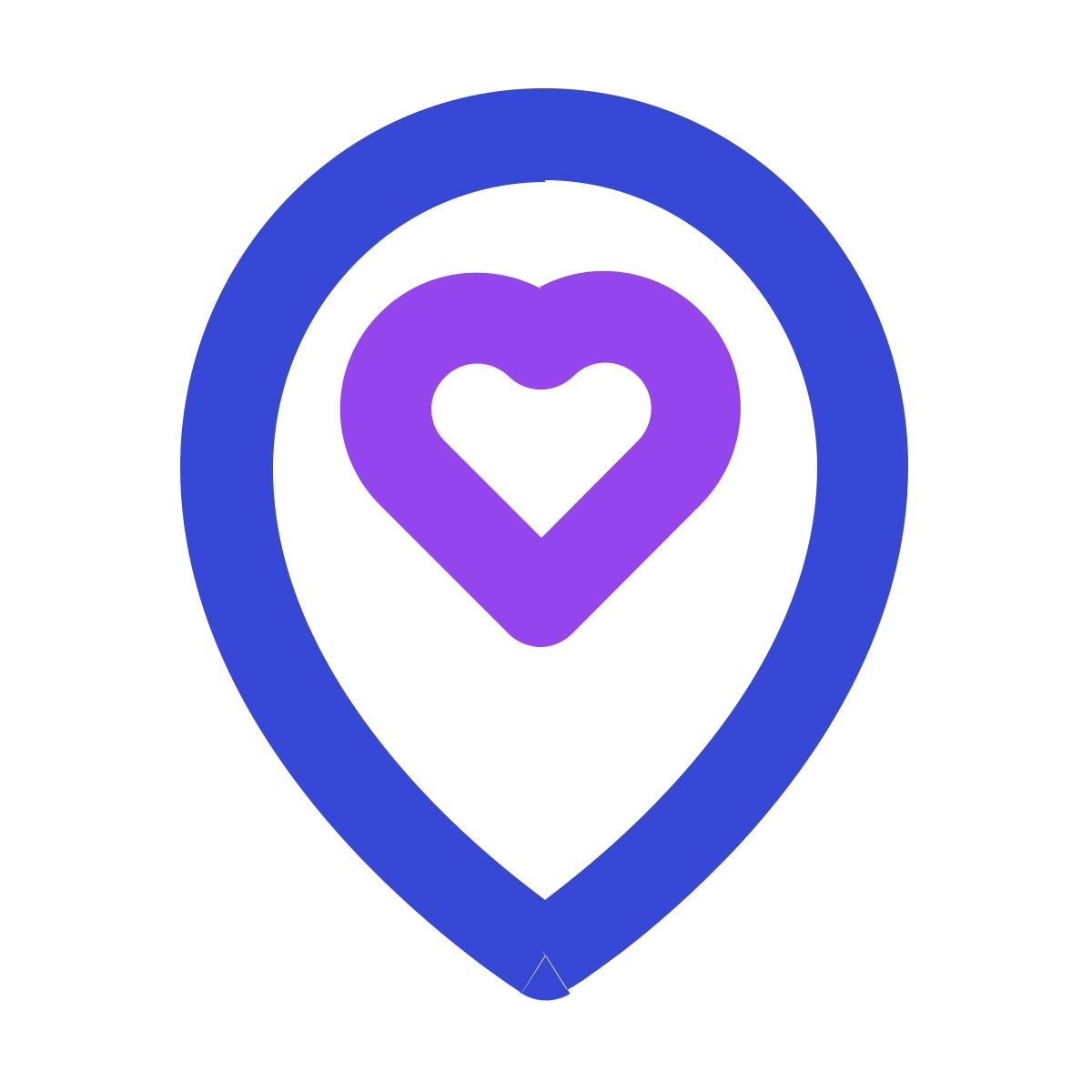 map marker favorite icon